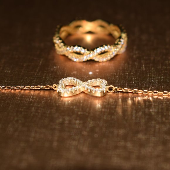 Set for $25 Sterling Silver Ring + Bracelet - Picture 2 of 6